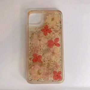 11 Pro Max case fits XS Max models iPhone floral flower pink clear pvc apple